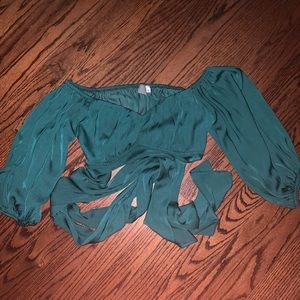 adorable emerald green blouse